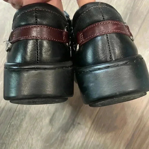 [EU37/US6-6.5]NAOT  Nautilus Women Jet Black/Burgundy/Black Madras 37M - Picture 7 of 10